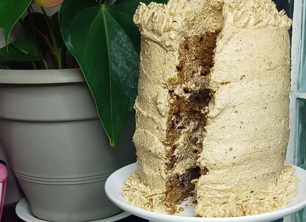 Perfect Date Cake in the microwave